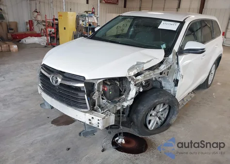 2016 Toyota Highlander Le из США, поврежденный, VIN 5TDZKRFH3GS179936